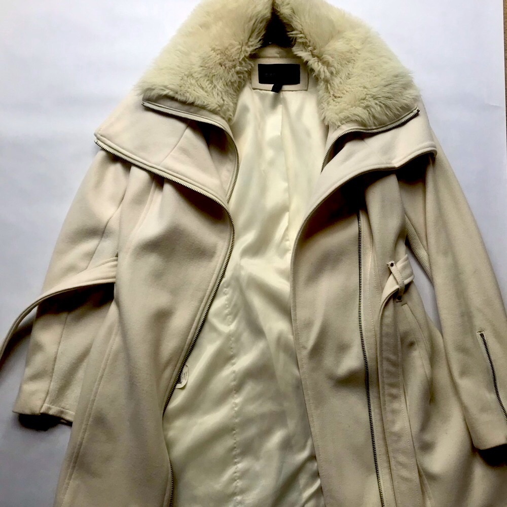 Winter White BCBG Cost with removable trim